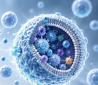 Extracellular vesicle diagram